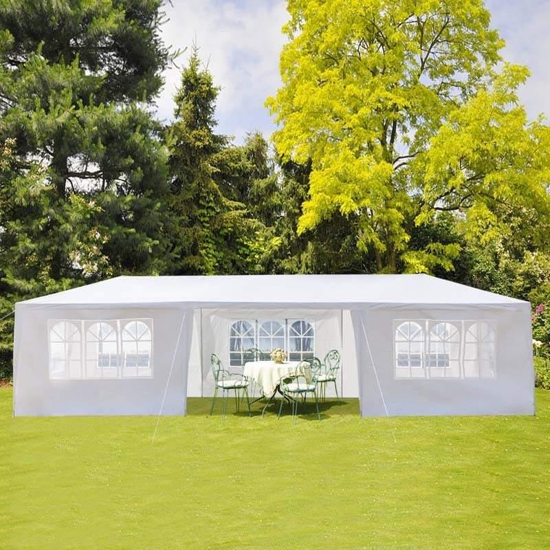10 X 30 Ft Outdoor Gazebo Canopy Tent Party Wedding Event Tent With 6 Removable Sidewalls Amp 2 Doorways
