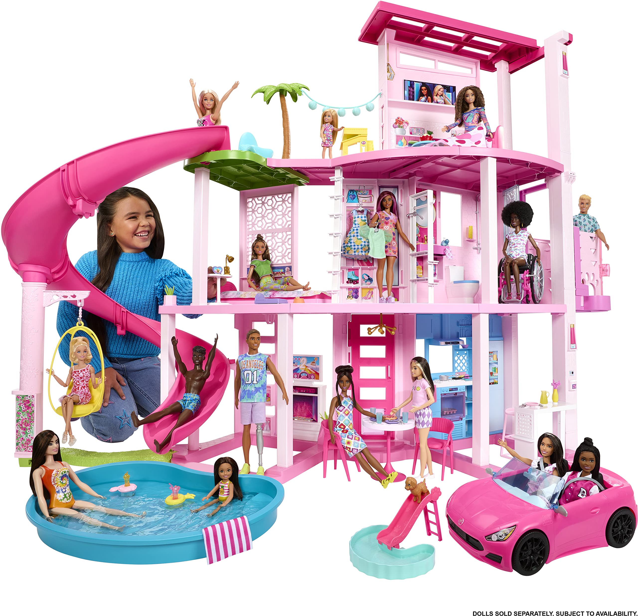 Barbie Dreamhouse 3 Story Playset Elevator