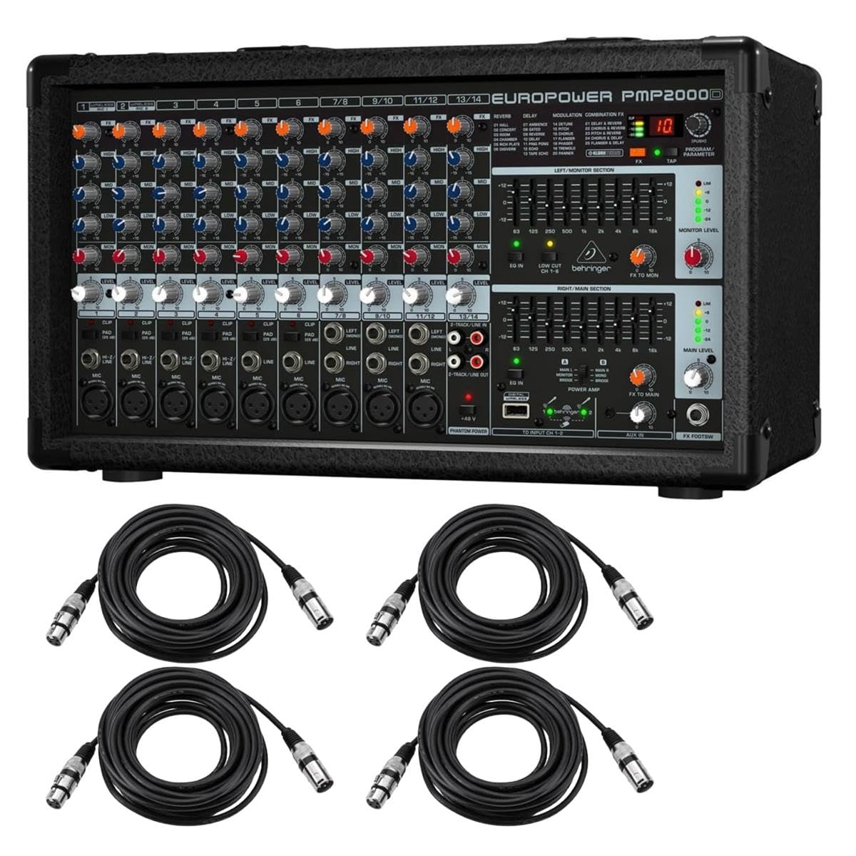 Behringer EUROPOWER PMP2000D 2000 Watt 14 Channel