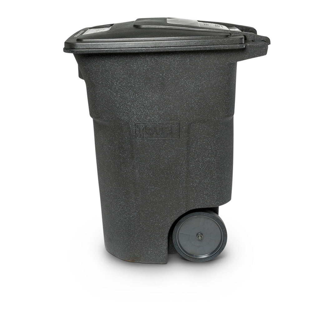 Toter 96 Gallon Trash Can with Smooth Wheels and Lid